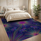 Neon Cat Burst Area Rug