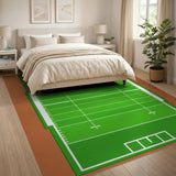Football Field Area Rug