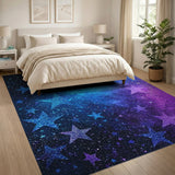 Twinkling Stars Galaxy Area Rug