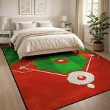Baseball Diamond Area Rug