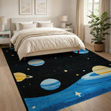 Kids Cosmic Planets Area Rug