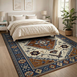 Multi-color and Patterns Southwestern Tribal Geometric Area Rug