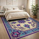 Ornate Persian Starburst Medallion Rug