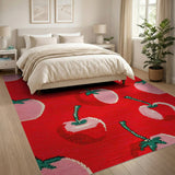 Vibrant Cherry Pattern Area Rug