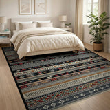Multi-color and Patterns Bold Multi-Color Southwestern Geometric Rug