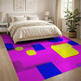 Vibrant Geometric Modern Vibrant Geometric Abstract Area Rug