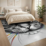 Rainbow Cat Whiskers Area Rug