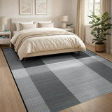 Bold Striped Black and White Bold Black White Striped Area Rug
