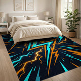 Electric Lightning Area Rug