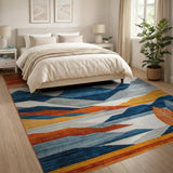 Sunset Peaks Geometric Area Rug