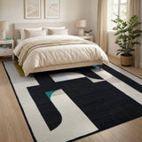 Bold Geometric Abstract Multi-Color Area Rug