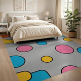 Vibrant Geometric Multi-Color Geometric Modern Area Rug