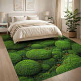 Lush Green Broccoli Florets Area Rug