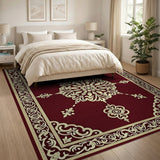 Ornate Red Persian Medallion No. 2 Area Rug