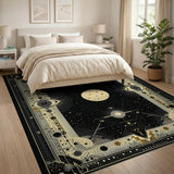 Cosmic Gold Geometric Area Rug