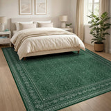 Green Traditional Persian Area Rug