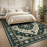 Multi-color and Patterns Traditional Persian Floral Medallion Area Rug