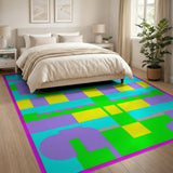 Vibrant Multi-Color Geometric No. 2 Area Rug
