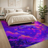 Neon Unicorn Dreamscape Area Rug