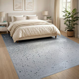 Starry Gradient Black White Area Rug