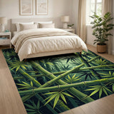 Serene Bamboo Forest Area Rug