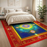 Vibrant Mandala Persian Area Rug