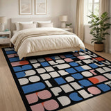 ODIKA Bold Geometric Multi-Color Area Rug