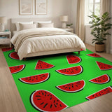 Juicy Watermelon Slice Pattern Area Rug