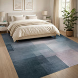 Layered Geometric Abstract Area Rug
