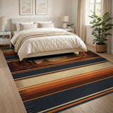 Southwestern Monument Valley Sunset Woven Rug