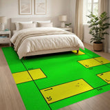 Fun Green Alphabet Kids Learning Rug