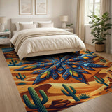 Southwestern Corn Mandala Desert Rug