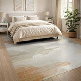 Abstract Cloudscape Area Rug in Soft Neutrals