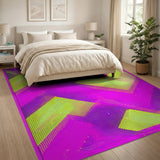 Sparkling Zigzag Geometric Area Rug