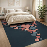 Cascading Hearts Area Rug