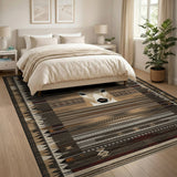 Majestic Deer Antler Southwestern Area Rug