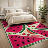 Playful Watermelon Smiles Area Rug