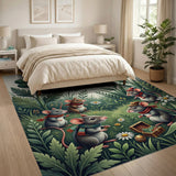 Whimsical Mice Clover Treasure Hunt Rug