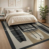 Geometric Surfboard Trio Area Rug