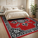 Red Ornate Medallion Ornate Red Persian Medallion Area Rug