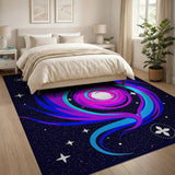 Cosmic Vortex Spiral Area Rug