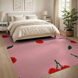 Cherry Delight Pink Area Rug