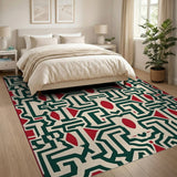 Bold Heritage Tribal Geometric Area Rug