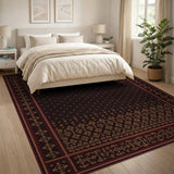 Traditional Persian Red Traditional Persian Area Rug