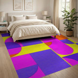Vibrant Geometric Multi-Color No. 24 Area Rug