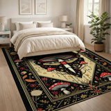 Enchanted Red Mushroom Area Rug