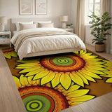 Mandala Sunflower Boho Area Rug