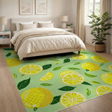 Sunny Lemon Slice Area Rug