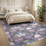 Rainbow Directors Chair Area Rug