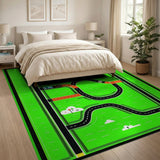 Kids Cartoon Road Play Area Rug
